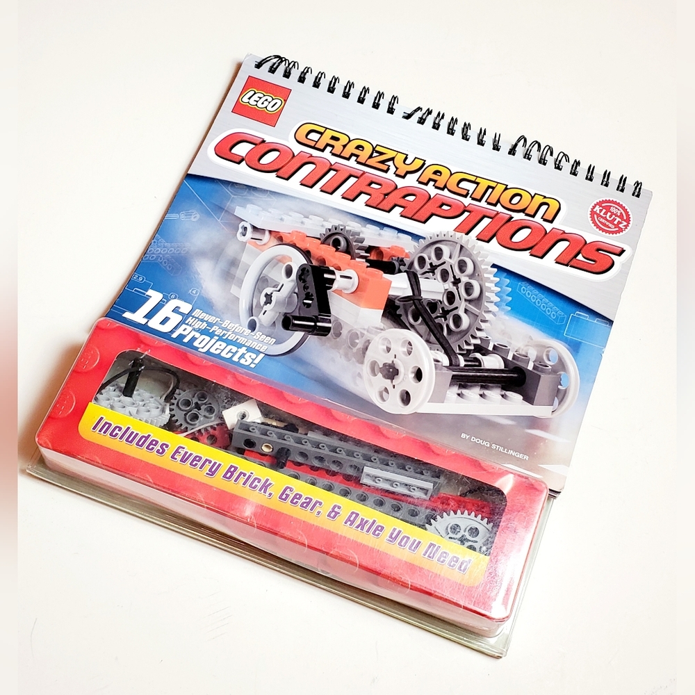 Lego × Klutz Crazyaction Contraptions 16 Never Before Seen Projects Kit 2008